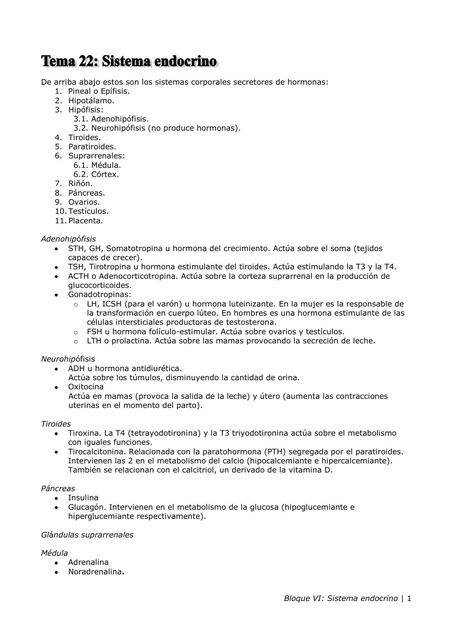 Sistema Endocrino