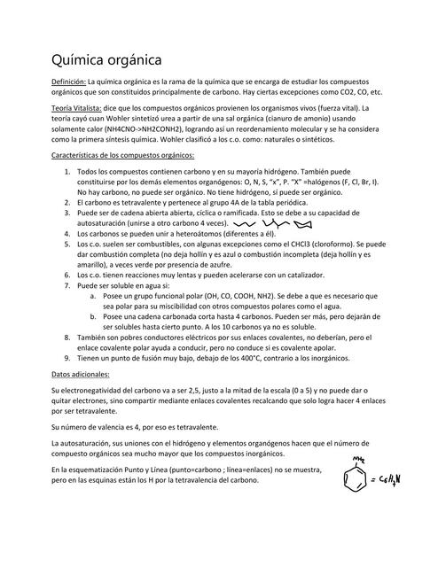 Química Orgánica Introducción