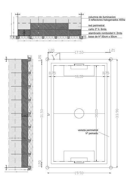 Planos Cancha de Futbol 