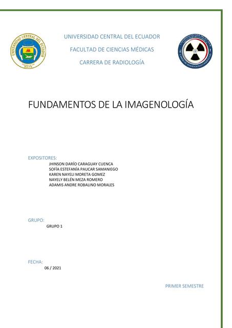 Fundamentos de la Imagenología