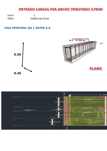 Metrado de Viga