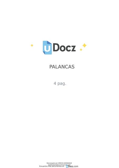 Palancas 