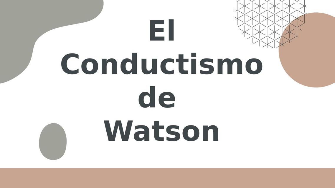 El Conducto de Watson 