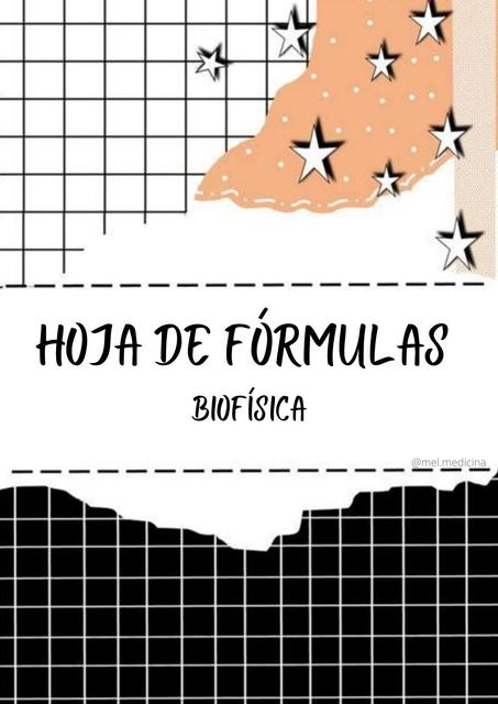 Hoja de Formulas 