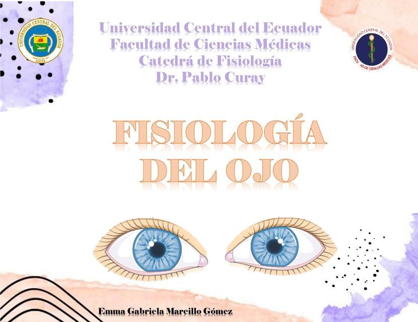 Fisiología del Ojo 