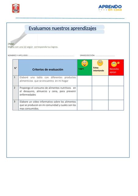 Autoevaluación 