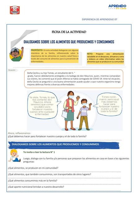 Ficha de la Actividad