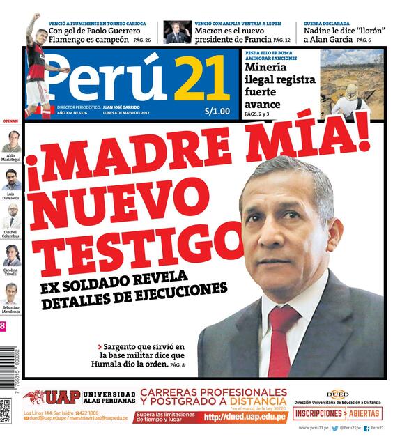 Perú 21 [08/05/2017]