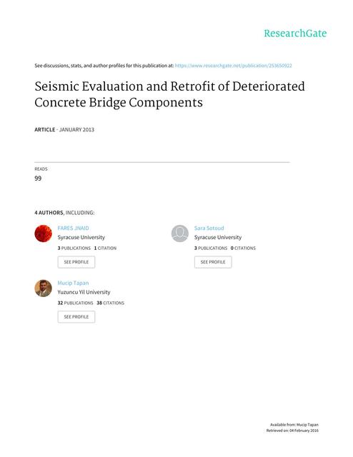 Seismic Evaluation and Retrofit of Deter