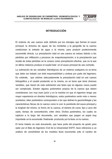 Proyecto de Investigación de Lluvia Escorrentia