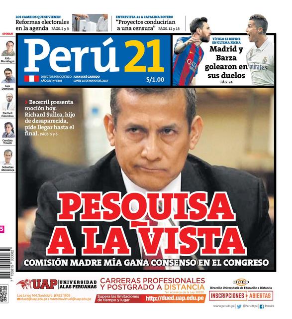 Perú 21 [15/05/2017]