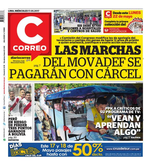 Diario Correo [17/05/2017]