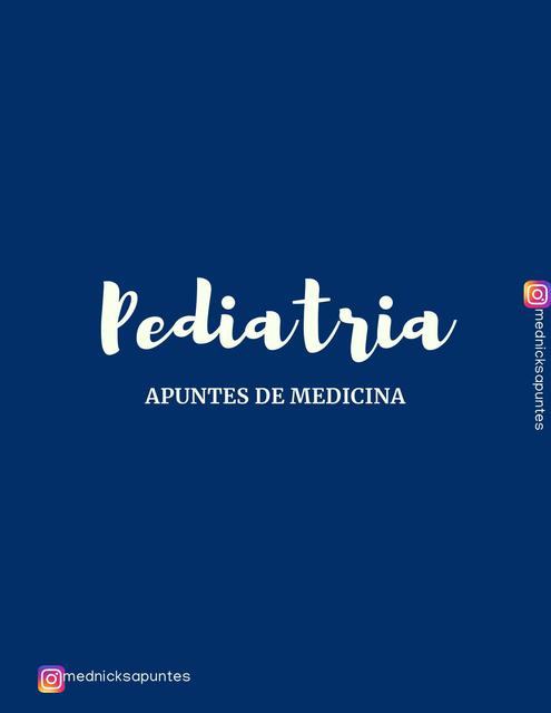 HISTORIA CLÍNICA PEDIATRICA