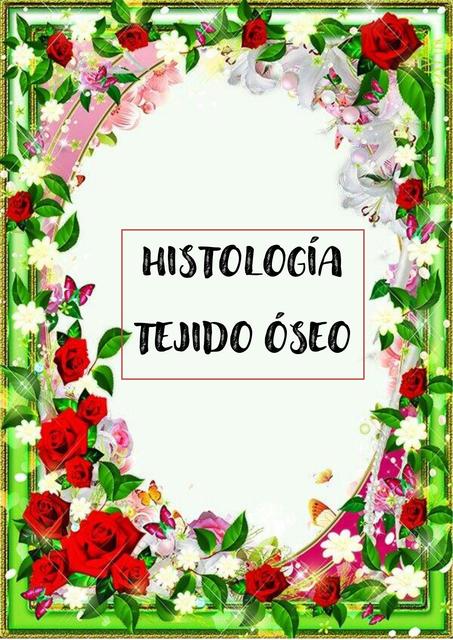 Histología del tejido óseo