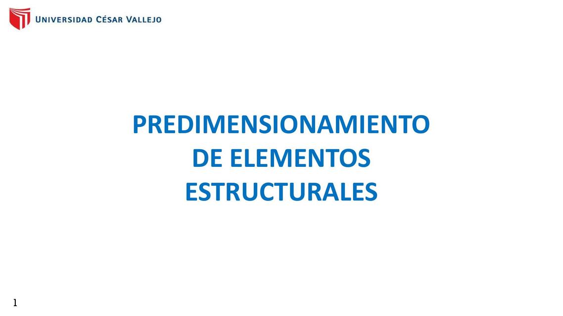 Predimensionamiento de Columnas