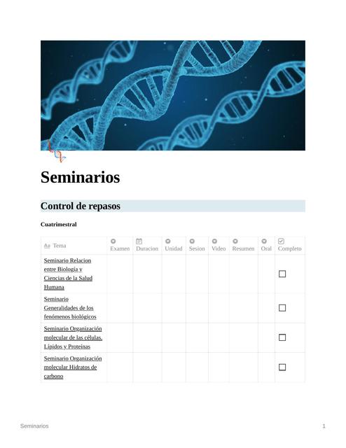 Control de repasos Seminarios UBA XXI