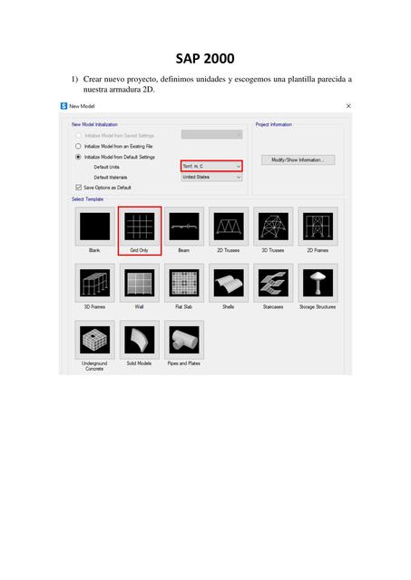 Tutorial de Armadura 2D EN SAP 2000