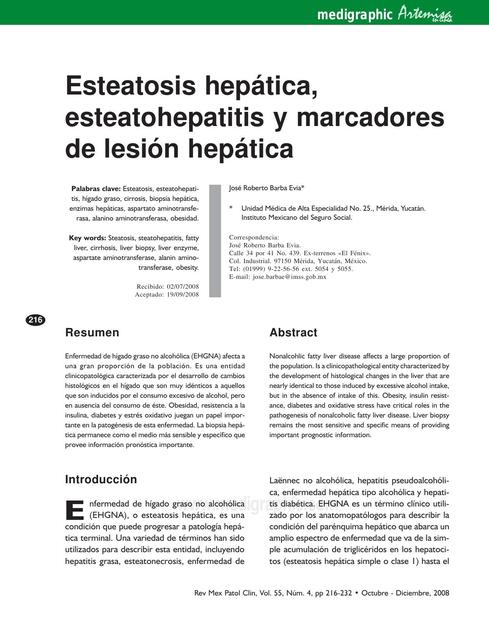 Esteatosis Hepática