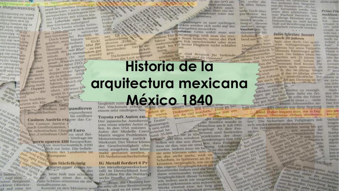 HISTORIA DE LA ARQUITECTURA mexico