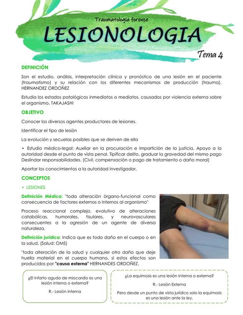 LESIONOLOGÍA