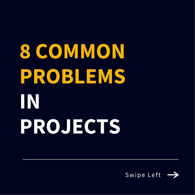 8 common problems in projects Adnan Martinez uDocz