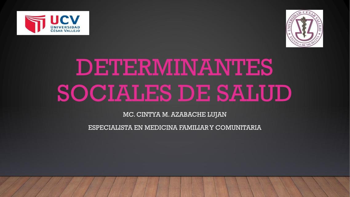 Determinantes Sociales de Salud