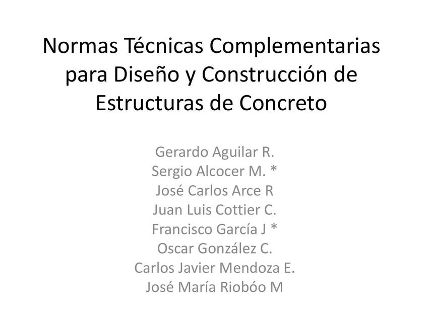 NTC Diseño Construcción Estructuras Concreto 