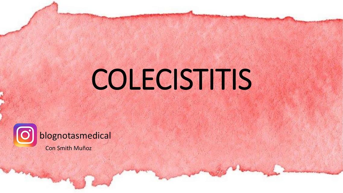 COLESISTITIS AGUDA