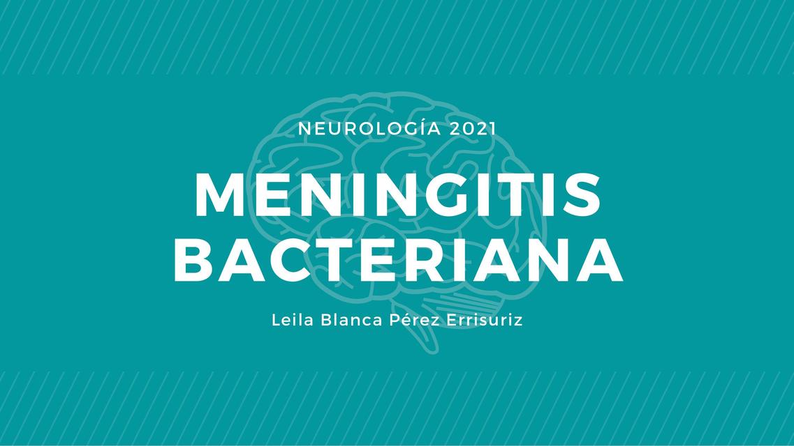 Meningitis Bacteriana