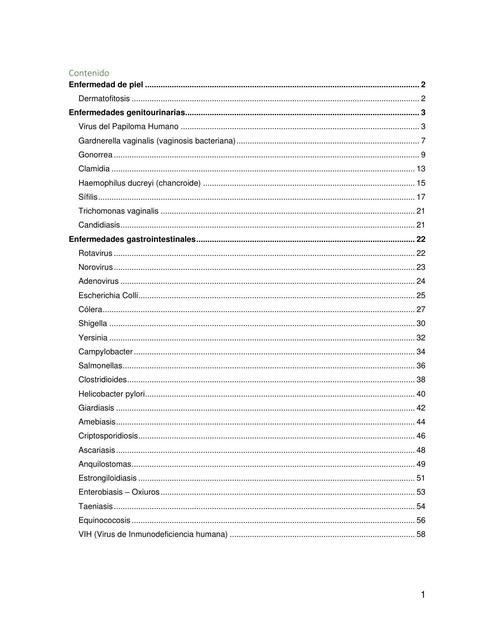 Enfermedades genitourinarias y gastrointestinales