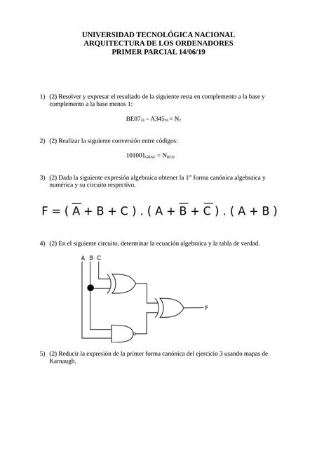 Practica de examen de Arquitectura de Computadoras