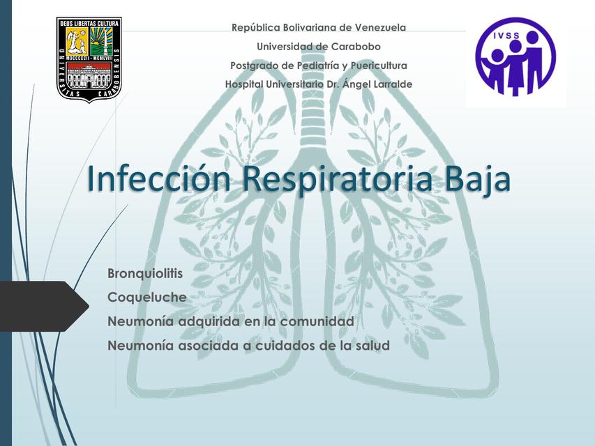 Infección Respiratoria Baja