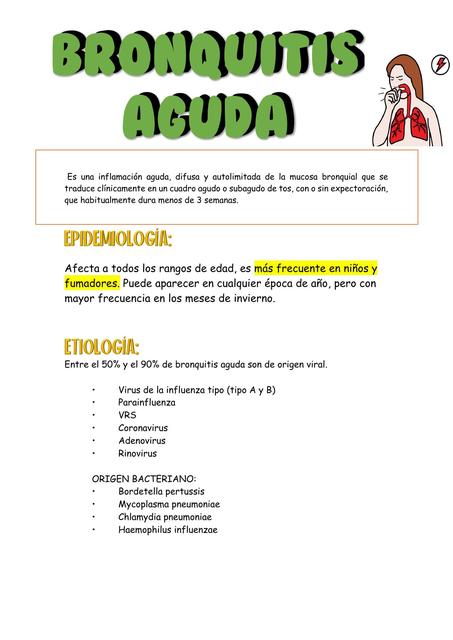 Bronquitis aguda 