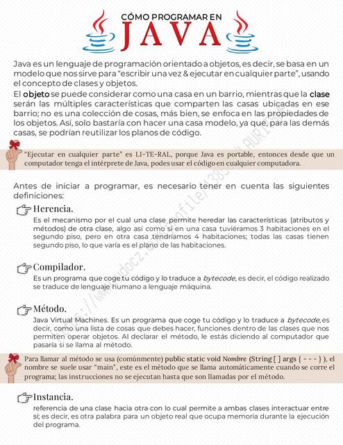 Programación en Java | Laura María | uDocz