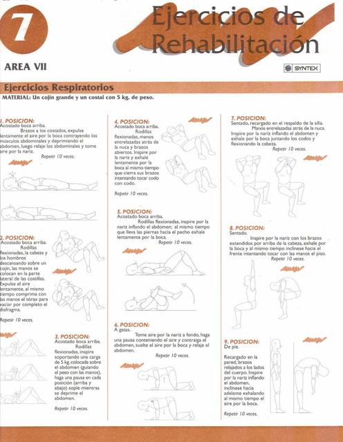 Ejercicios de Rehabilitación Respiratoria