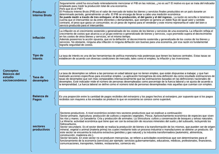 Conceptos Básicos del Estudio Socioeconómico