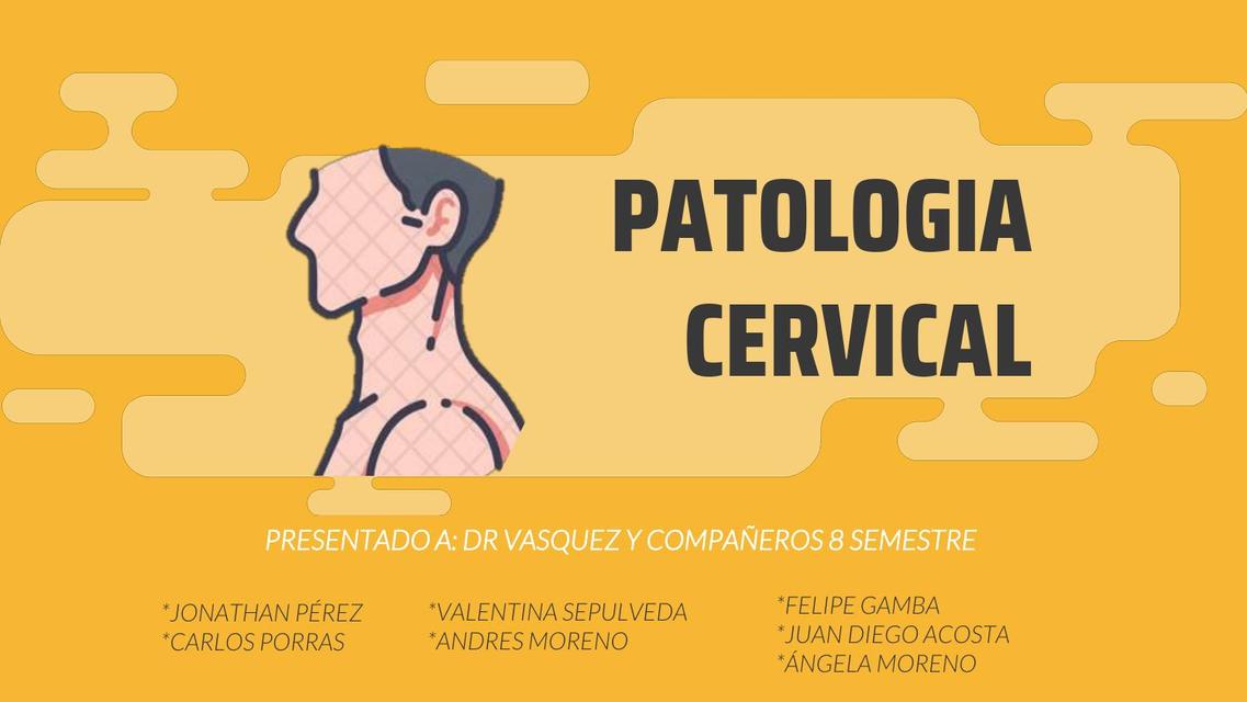 Patología Cervical 