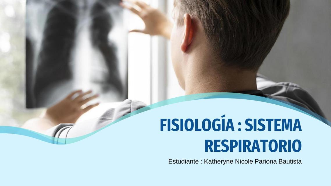 Fisiología del sistema respiratorio 