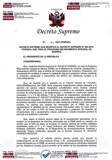 Decreto Supremo