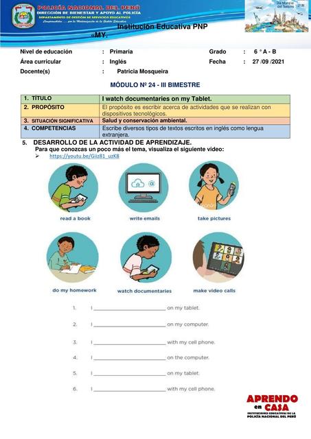 Módulo de Inglés