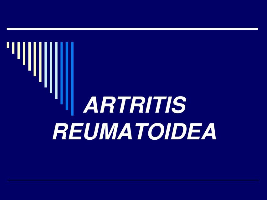 Artritis Reumatoidea 