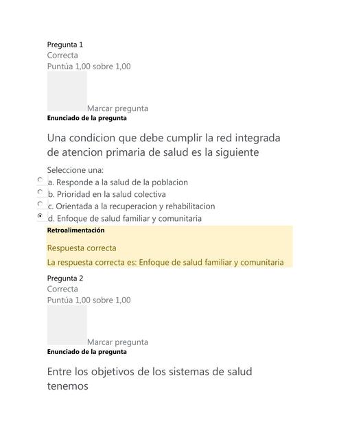 Examen de Gerencia en Salud