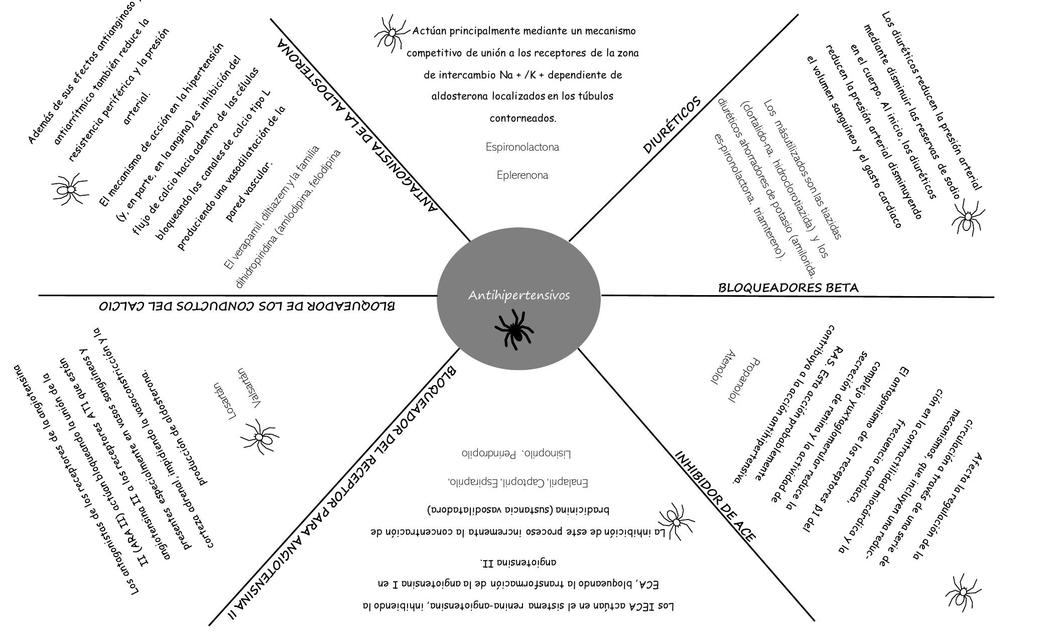 Grupos de Antihipertensivos-Mecanismo de acción