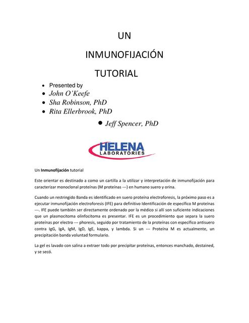 Inmunofijación (Traducido)