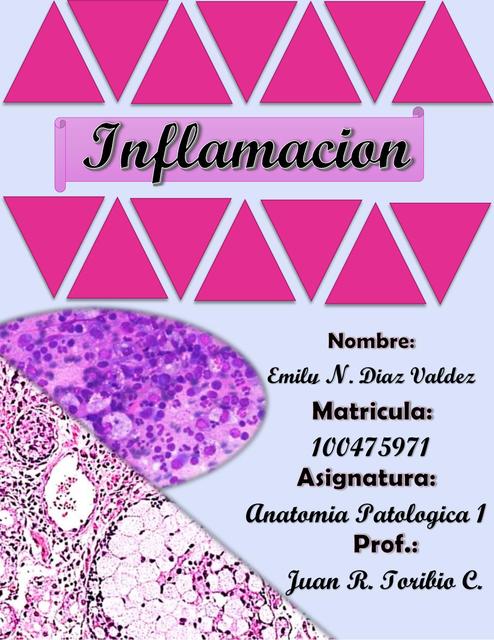 Inflamación- Anatomía Patológica