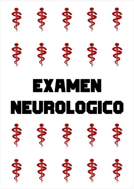 Examen Físico Neurológico