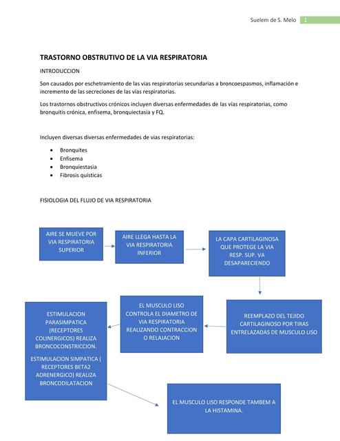 Trastorno Obstructivo de la Vía Respiratoria 