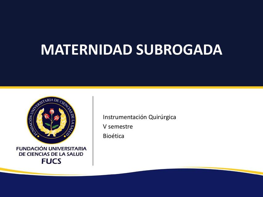 Maternidad Subrogada 