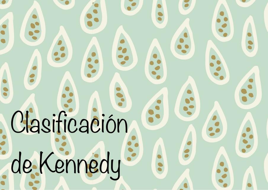 Clasificación de Kennedy