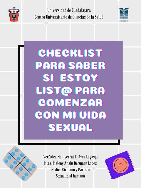 Checklist para Saber si Estoy Listo para Comenzar con mi Vida Sexual